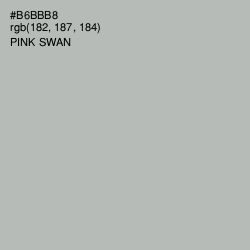 #B6BBB8 - Pink Swan Color Image